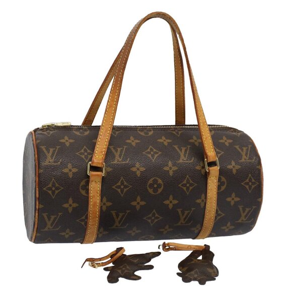 LOUIS VUITTON Monogram Comme Des Garçons Papillon 26 Hand Bag Auth - Picture 1 of 15